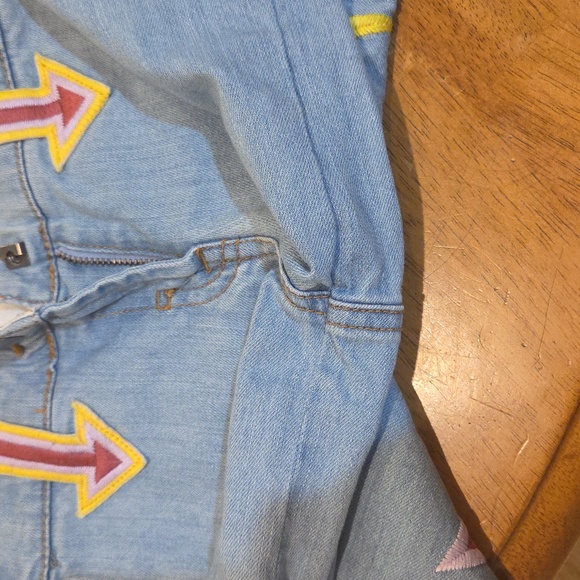 Stella McCartney Light Blue Kids Denim Shorts - Picture 11 of 12